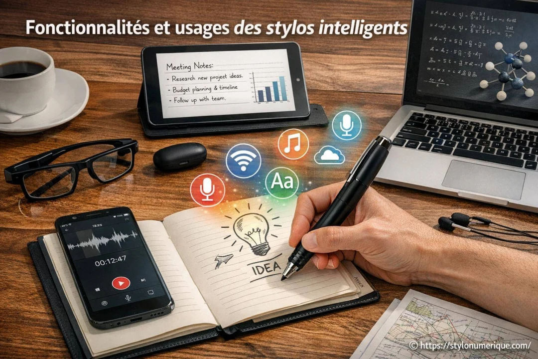Stylos intelligents : usages, fonctionnalités et conseils pour bien choisir