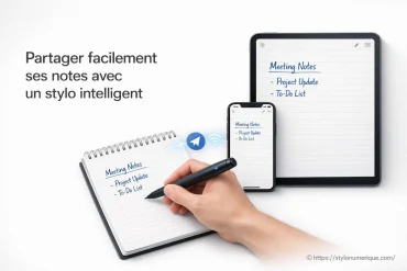 Comment partager facilement ses notes avec un stylo intelligent ?