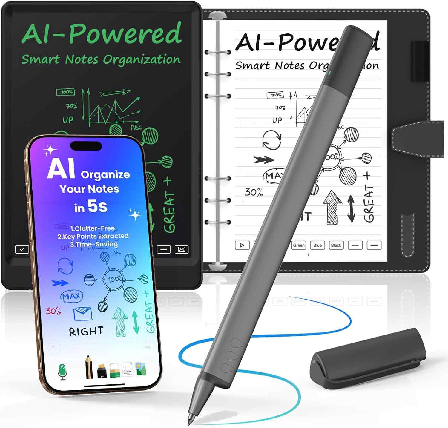 Kit Stylo numérique + carnet intelligent
