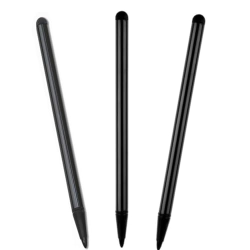 ZHAOYCSH Lot de 3 Stylets Noirs Universels à Pointe Fine,Sty