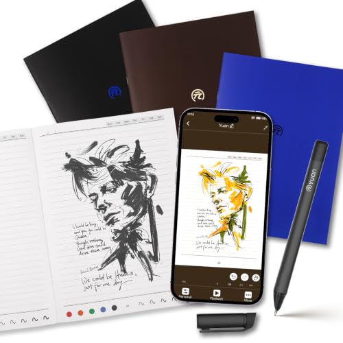 Yuan Smart Writing Set, A4 Carnet Tablette de Papier sans Fi
