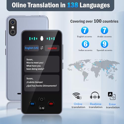QDOJC Traducteur Vocal Instantané Sans Wifi, Traducteur Inst