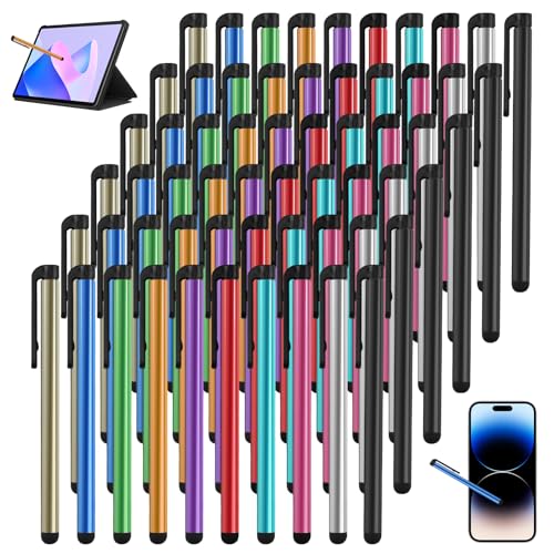 Lot 60 Stylets Multicolores Tablette